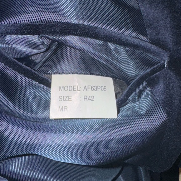 ALFANI /Men's Slim-Fit Solid Velvet Blazer, Created for Macy's - Picture 4 of 5